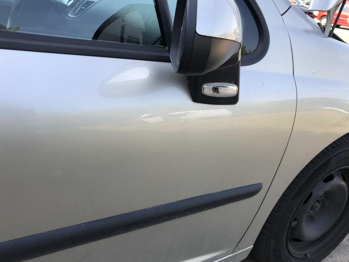 Peugeot 207 SW Typ WE T&uuml;r vorn rechts Beifahrert&uuml;r Roh ETS Gris Cendre Metallic