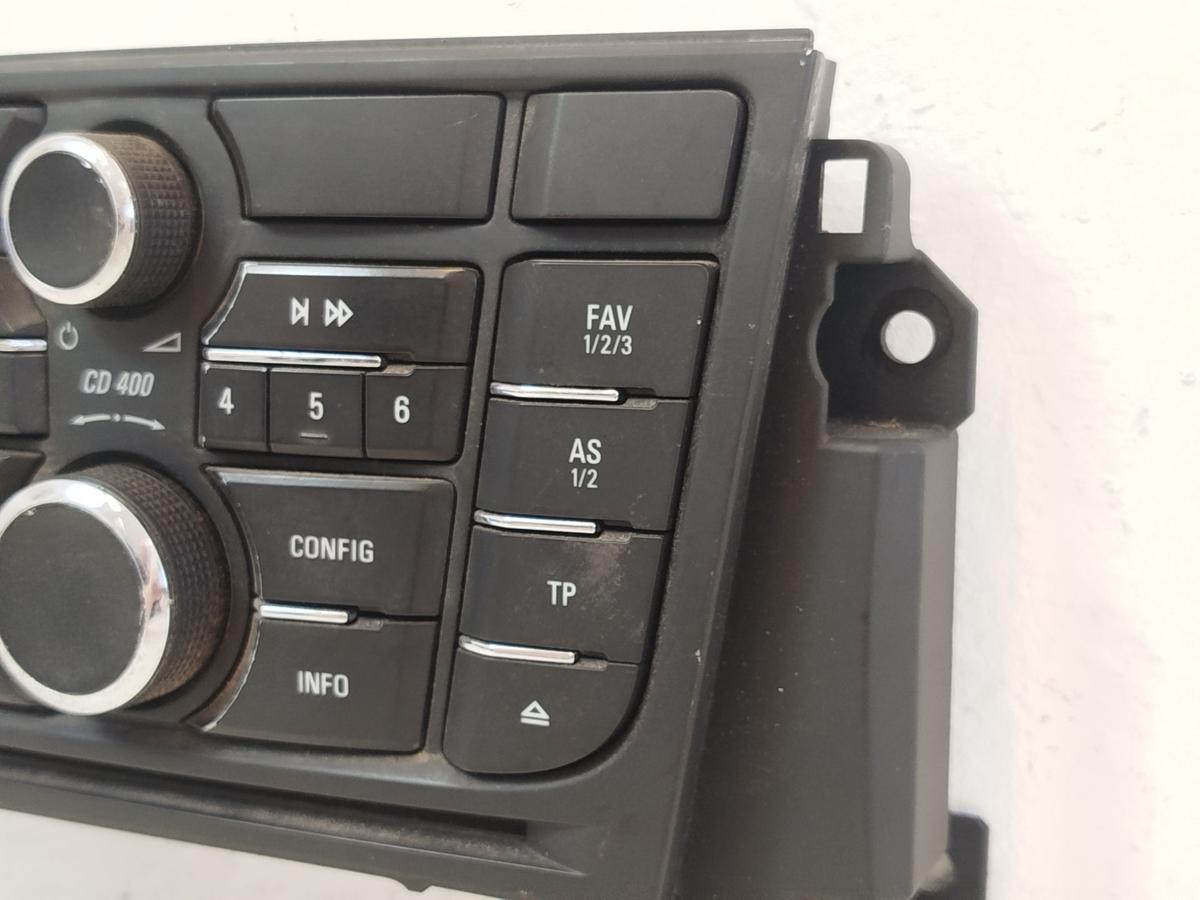 Opel Meriva B Radiobedienteil Radiobedienung Tasten Autoradio