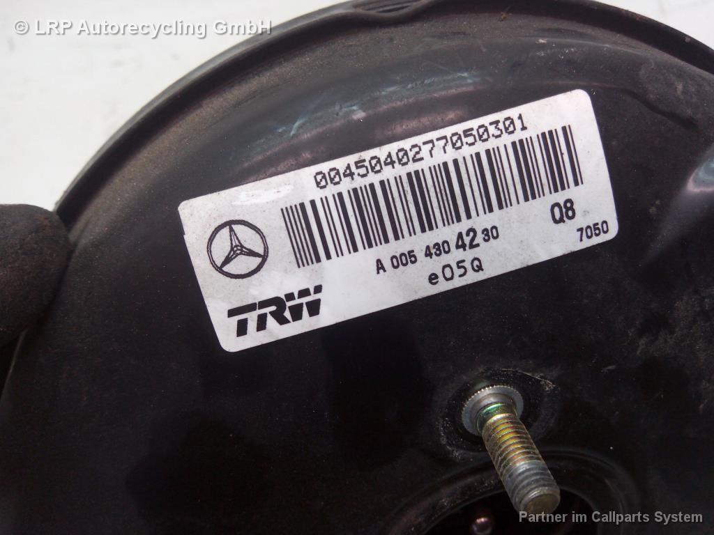 Mercedes A-Klasse W168 BJ2004 ABS ESP Bremskraftverstärker 0054304230 TRW