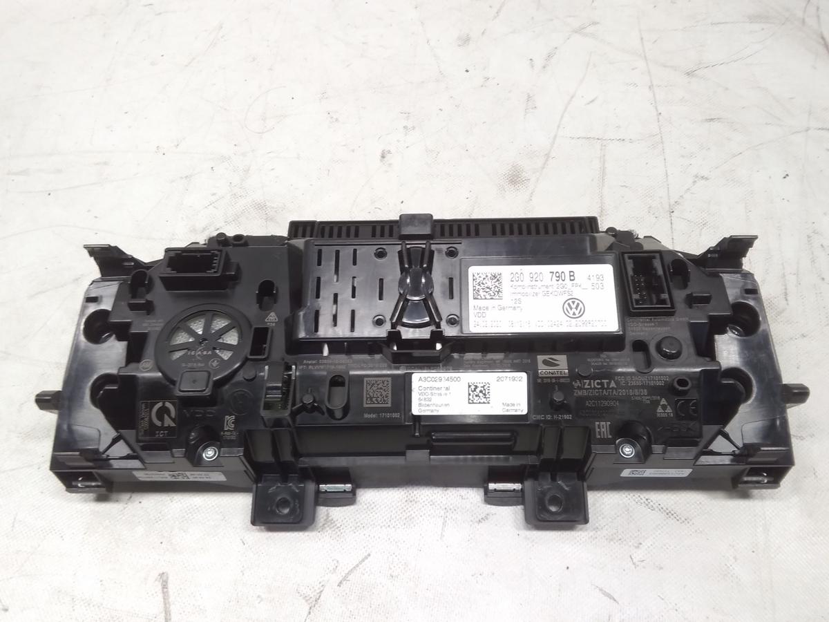 VW T-Cross 1C original Tacho Kombiinstrument Armatur 1.6TDI 70kw Bj.2020