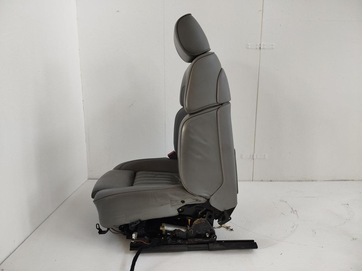 VW Phaeton 3D Sitz vorn links grau Ledersitz Memory Massage Heizung Lüftung
