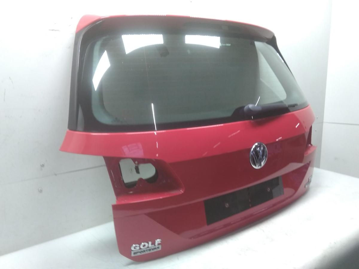 VW Golf Sportsvan Heckklappe tornadorot LY3D mit Heckscheibe Bj.2014