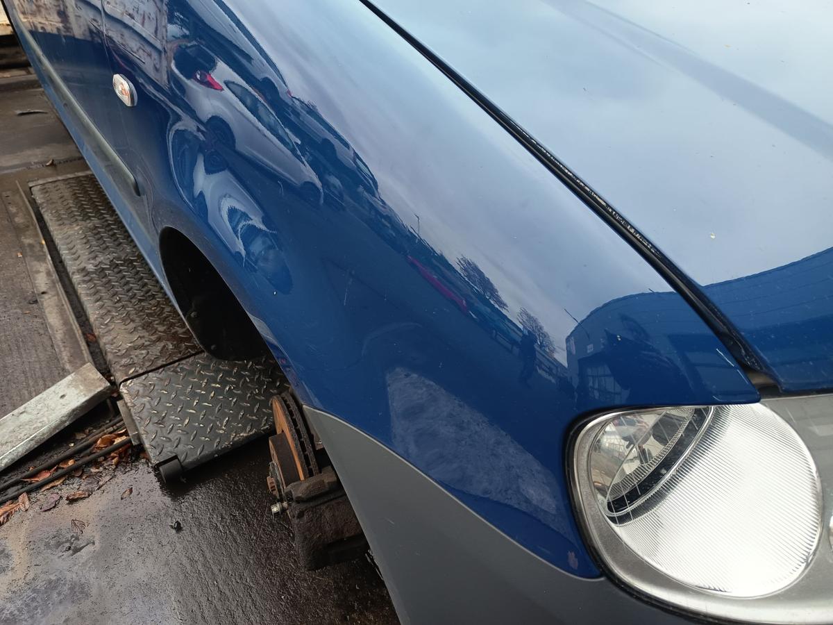 VW Caddy 2K Life vor Facelift Bj 2010 orig Kotflügel vorn rechts LL5M Indienblau VW Caddy 2K Life vor Facelift Bj 2010 orig Kotflügel vorn rechts LL5M Indienblau