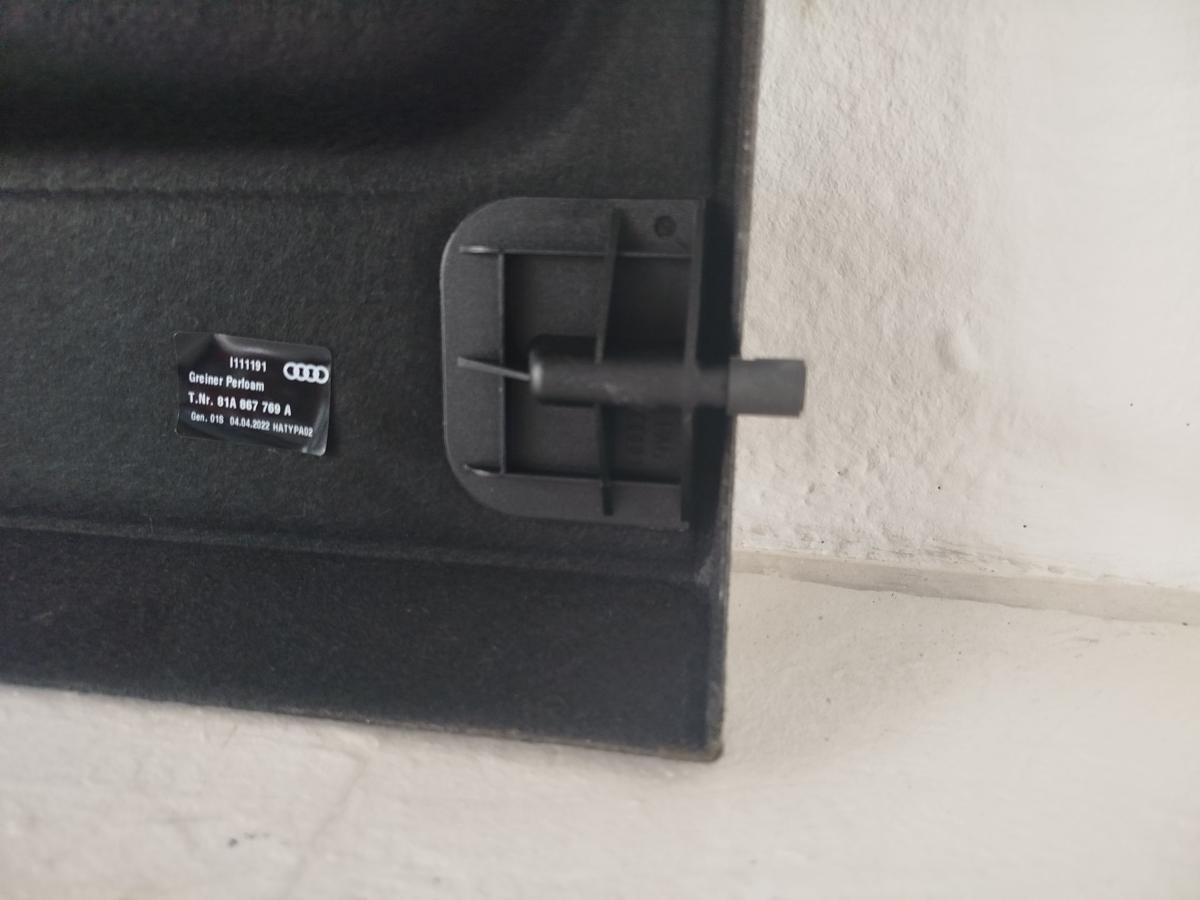 Audi Q2 Typ AG Hutablage Heckablage Kofferraumabdeckung OEM Laderaumabdeckung