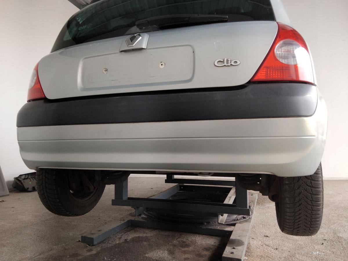 Renault Clio 2 Phase 3 original Sto&szlig;stange Sto&szlig;f&auml;nger hinten BJ2004 MV632 Gris Boreal