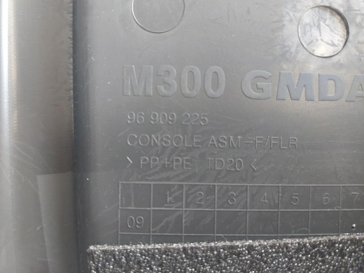 Chevrolet Spark M300 Mittelkonsole Verkleidung Mitteltunnel Getränkehalter
