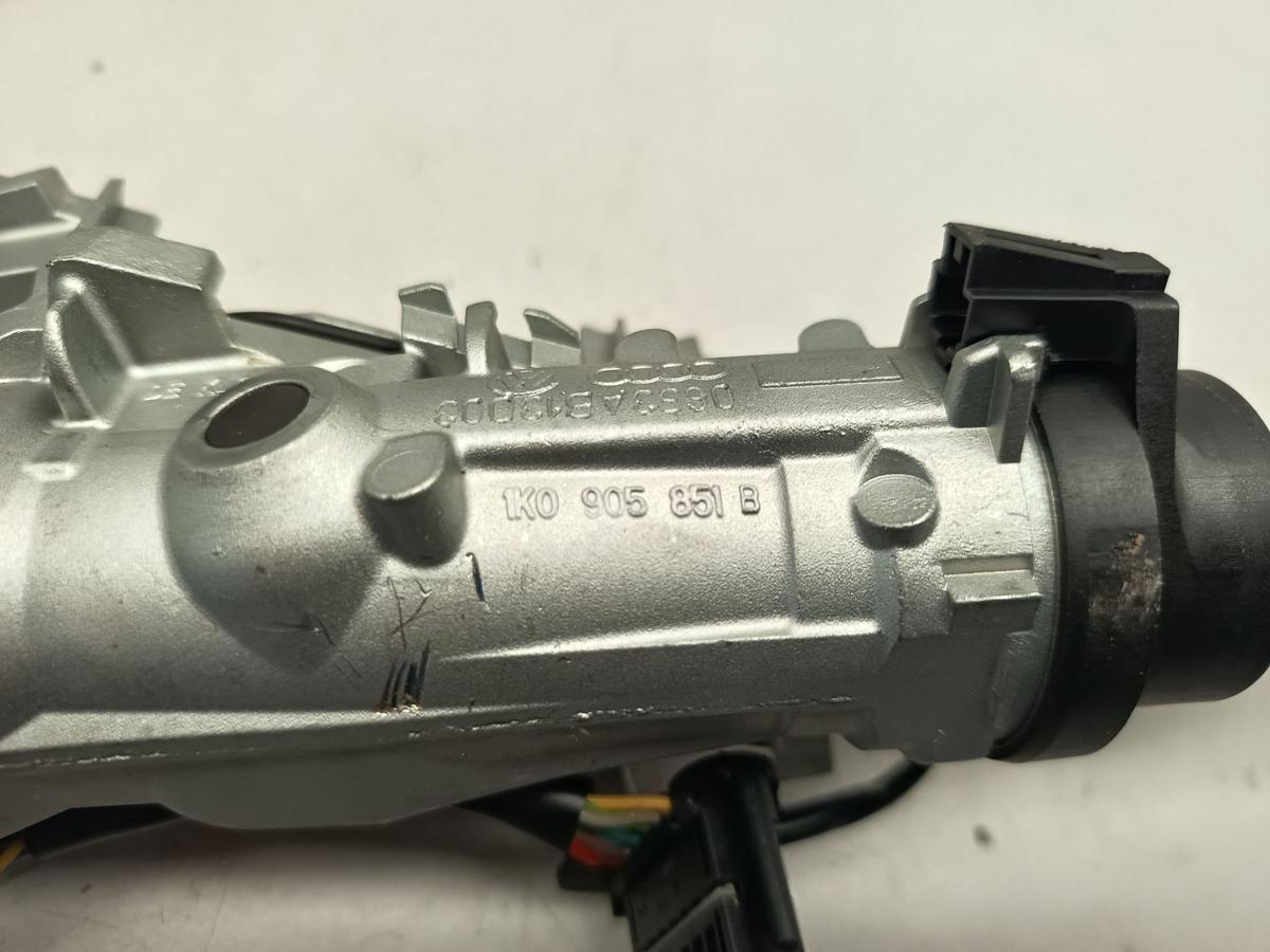 VW Golf V 1K Bj 2004 original Zündschloss mit 1 Schlüssel 1K0905851 B