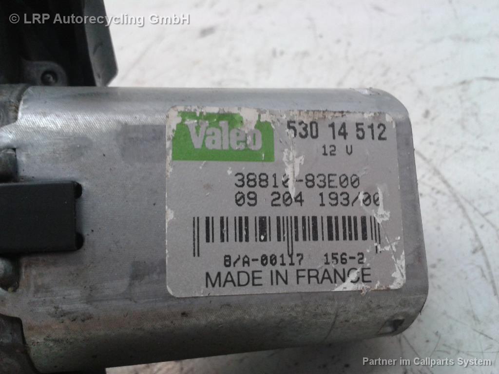 Opel Agila (A) BJ2002 Motor Heckwischer 0920419300 53014512 VALEO