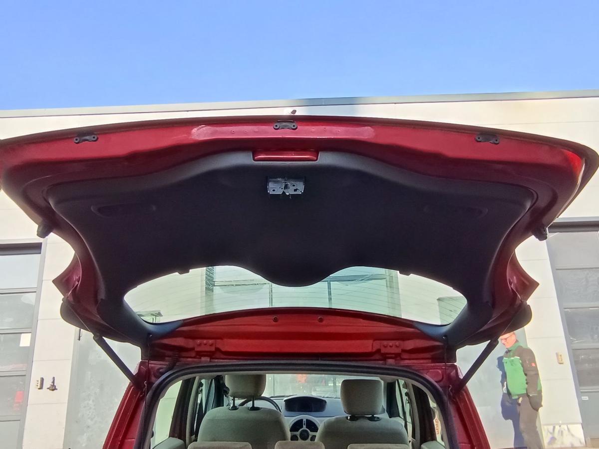 Renault Modus original Heckklappe mit Scheibe TEB76 Red of Fire Baujahr 2005