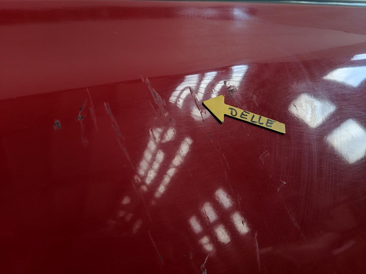 Subaru Impreza GC GF Bj.97 Tür vorn links Fahrertür rot EFH Limo
