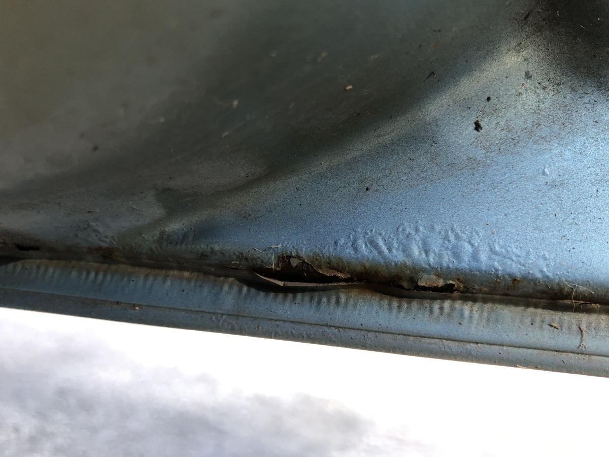 Citroen C3 Typ F T&uuml;r vorne rechts Beifahrert&uuml;r Rohbau KMY Lucia Blau Metallic