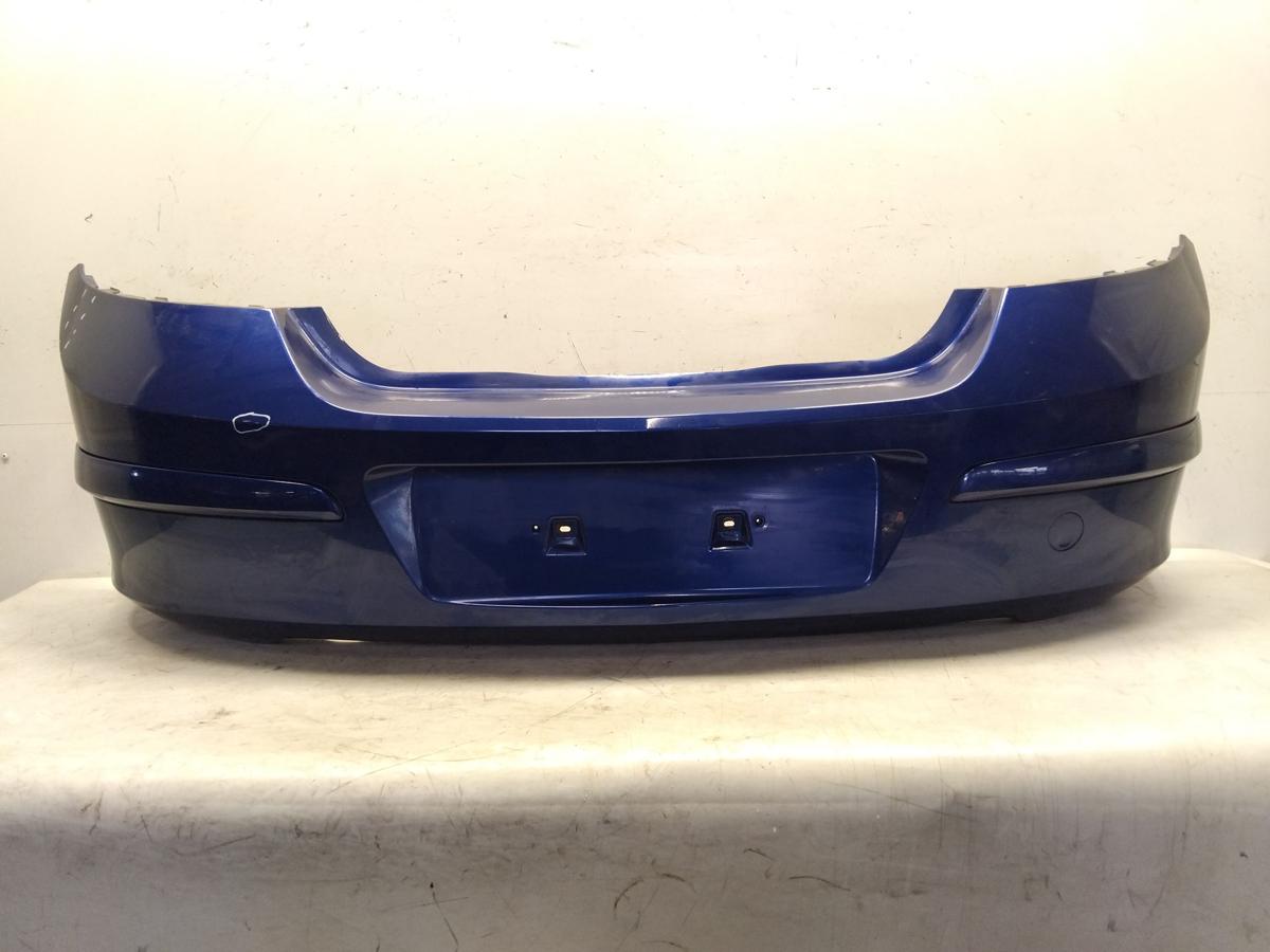 Opel Astra H orig Sto&szlig;stange Stossf&auml;nger hinten Flie&szlig;heck Z21B Ultrablau BJ2007