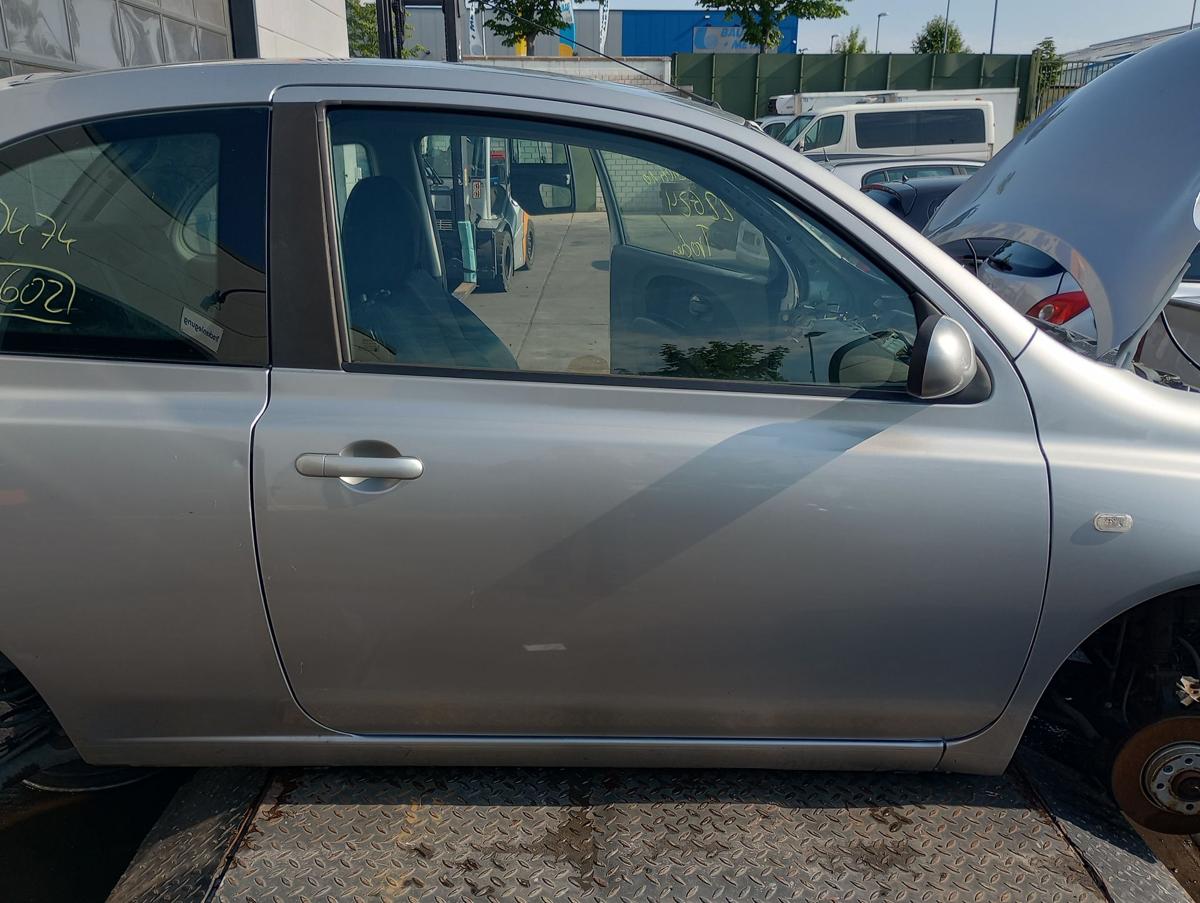 Nissan Micra K12 3türer orig Tür rechts Beifahrer KY0 Quarzsilber Bj 2007