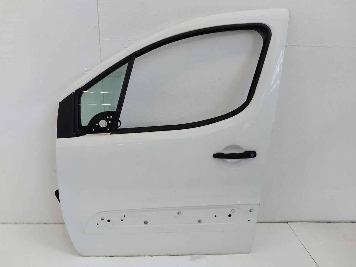 Peugeot Partner II 08 bis 12 Tür vorn links Fahrertür EWP Blanc Banquise