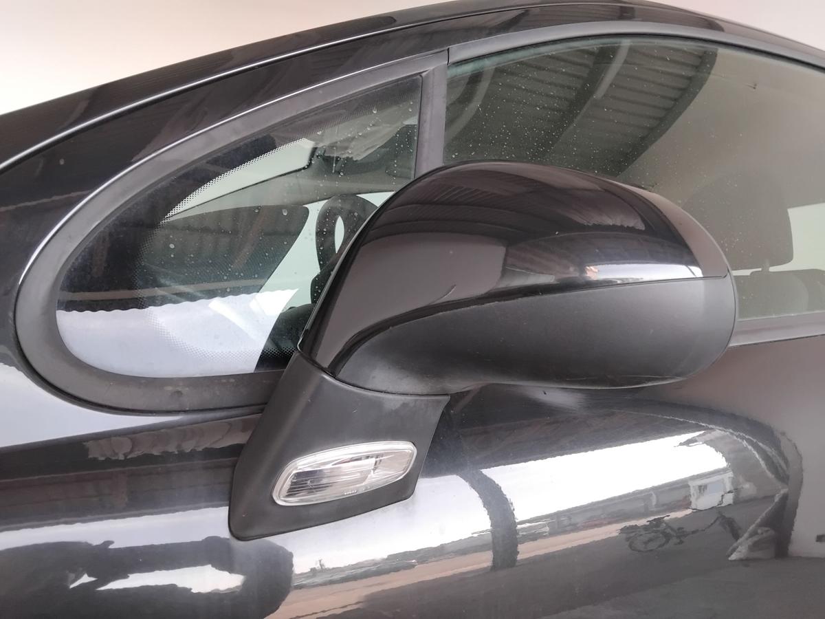 Peugeot 207 WA orig Au&szlig;enspiegel links elektrisch&beheizt BJ2007 EXL obsidien schwarz