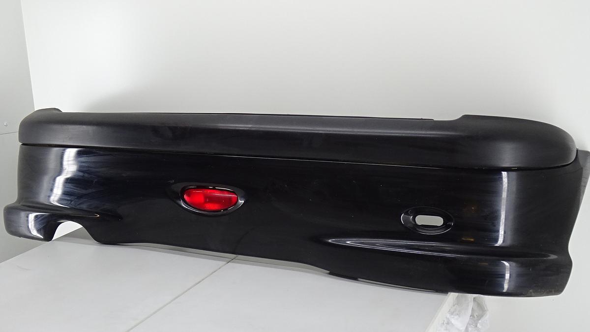 Peugeot 206 2C BJ2002 Stoßstange Stoßfänger hinten in schwarz 9625077877 bis 2003