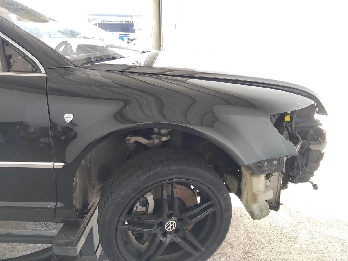 VW Phaeton GP1 und GP2 original Plastik-Kotfl&uuml;gel vorn rechts BJ2007 LR9V tarantellaschwarz