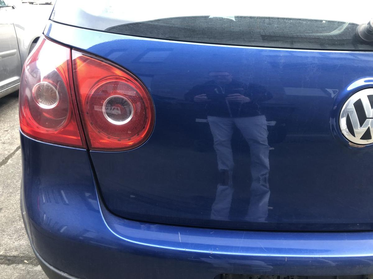 VW Golf 5 V 1K Heckklappe mit Heckscheibe Rohbau 3 und 5 t&uuml;rer LC5J Laserblau