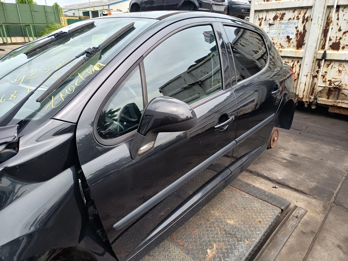 Peugeot 207 original Tür vorn links Fahrer EXL Obsidianschwarz Bj 2008