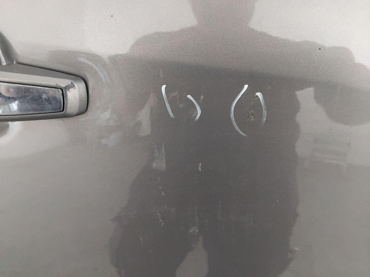 Opel Meriva B Tür vorn rechts Beifahrertür GJM Muskatgrau BJ2012 Rohbau