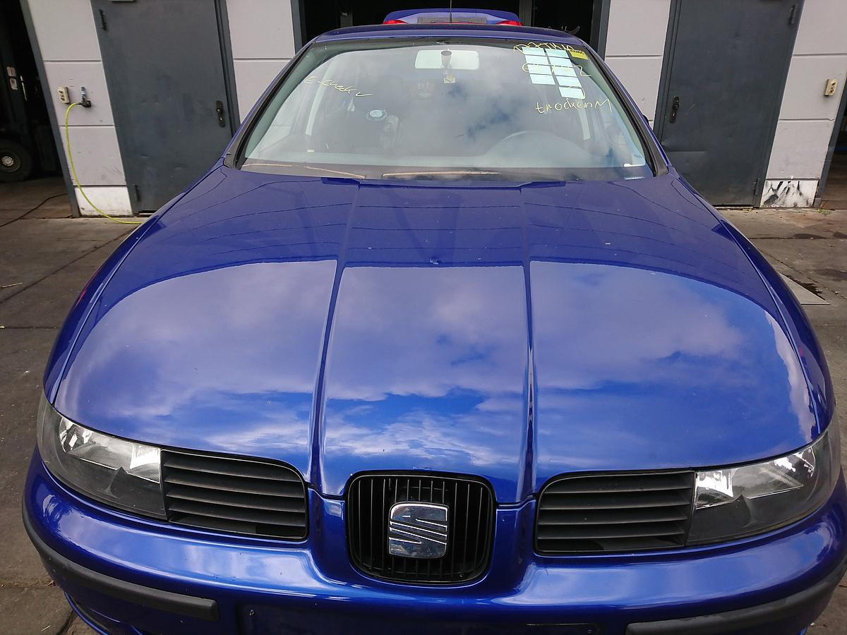 Seat Toledo 1M orig Motorhaube Deckel vorn S5N Aquamarinblau met Bj 01