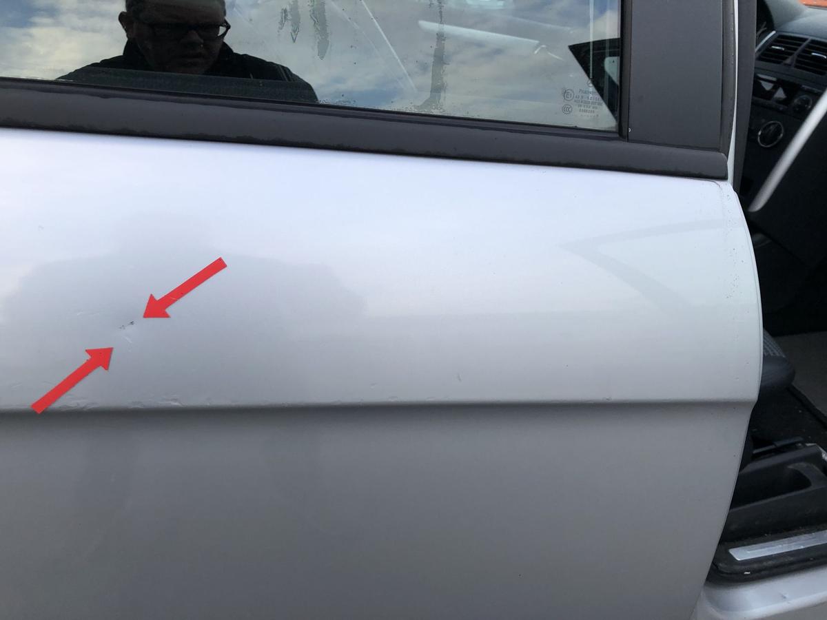 Mercedes A Klasse W169 T&uuml;r hinten rechts Fondt&uuml;r Polarsilber Rohbau