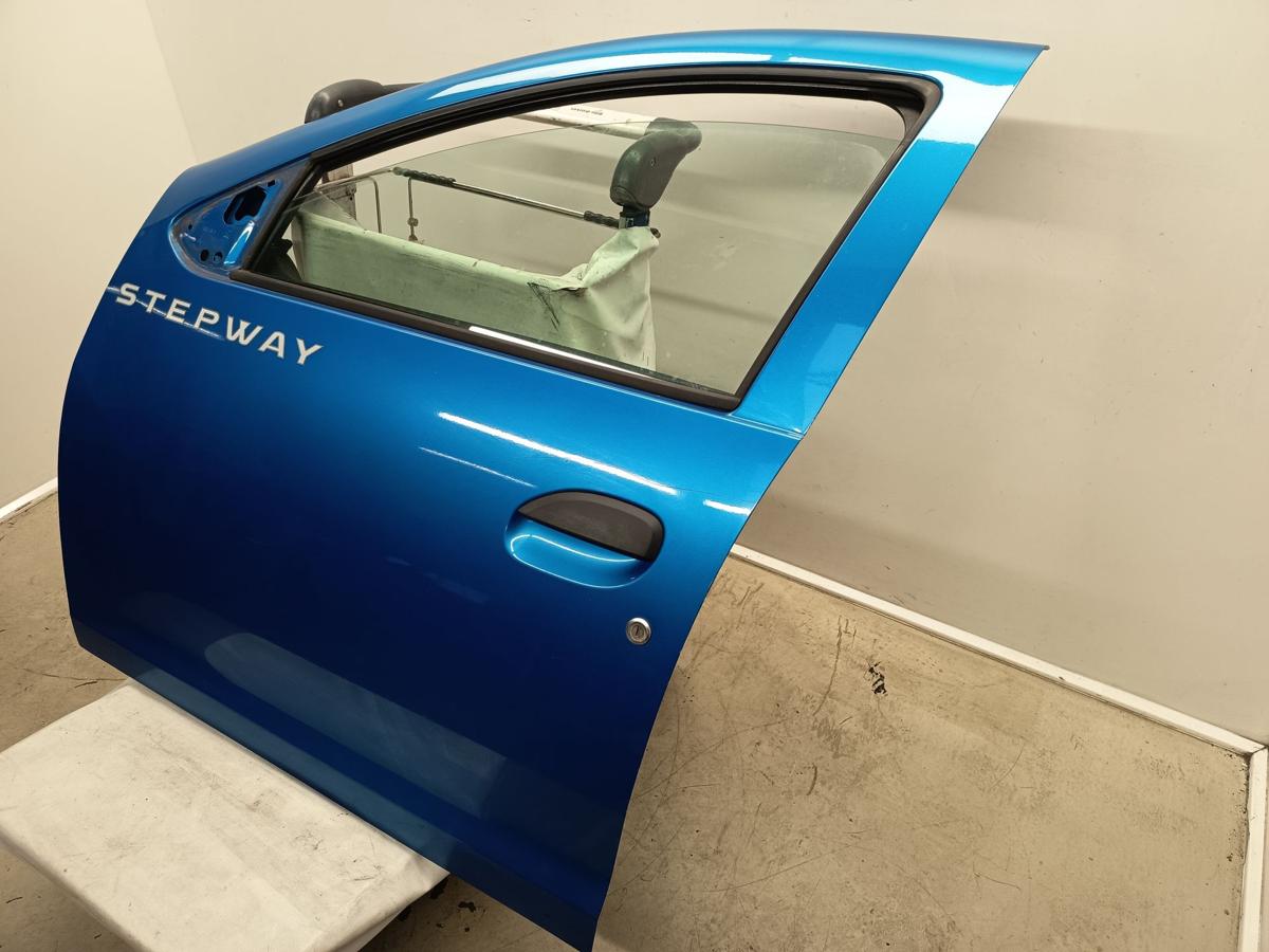 Dacia Sandero II Stepway Bj 2015 original Tür vorn links TERPL Blue Azurite
