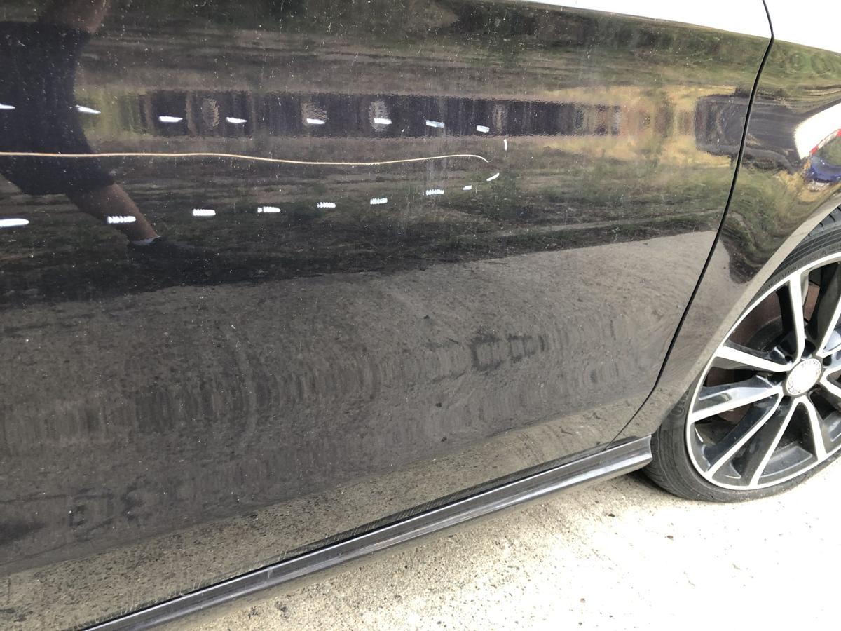 Mercedes CLA C117 bis 16 T&uuml;r vorn rechts Beifahrert&uuml;r Roh 592 nordlichtviolett