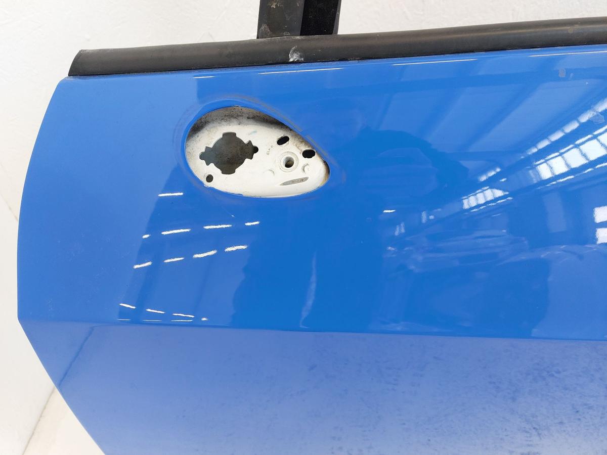 Seat Ibiza 6J Fahrert&uuml;r T&uuml;r Autot&uuml;r Rohbaut&uuml;r vorn links blau 3trg TEXT BILDER