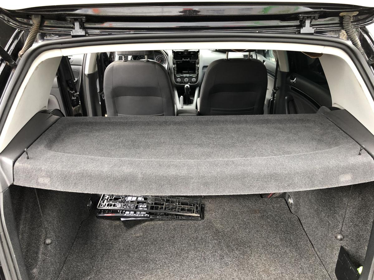 VW Golf V Limo original Hutablage Abdeckung Koffer/Laderaum grau-schwarz Bj 2008