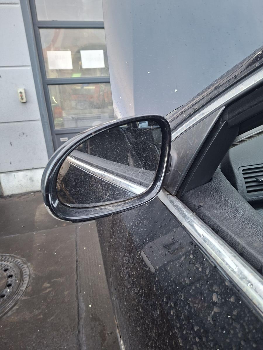 VW Passat 3C Variant original Au&szlig;enspiegel links elektrisch 041 brillantschwarz