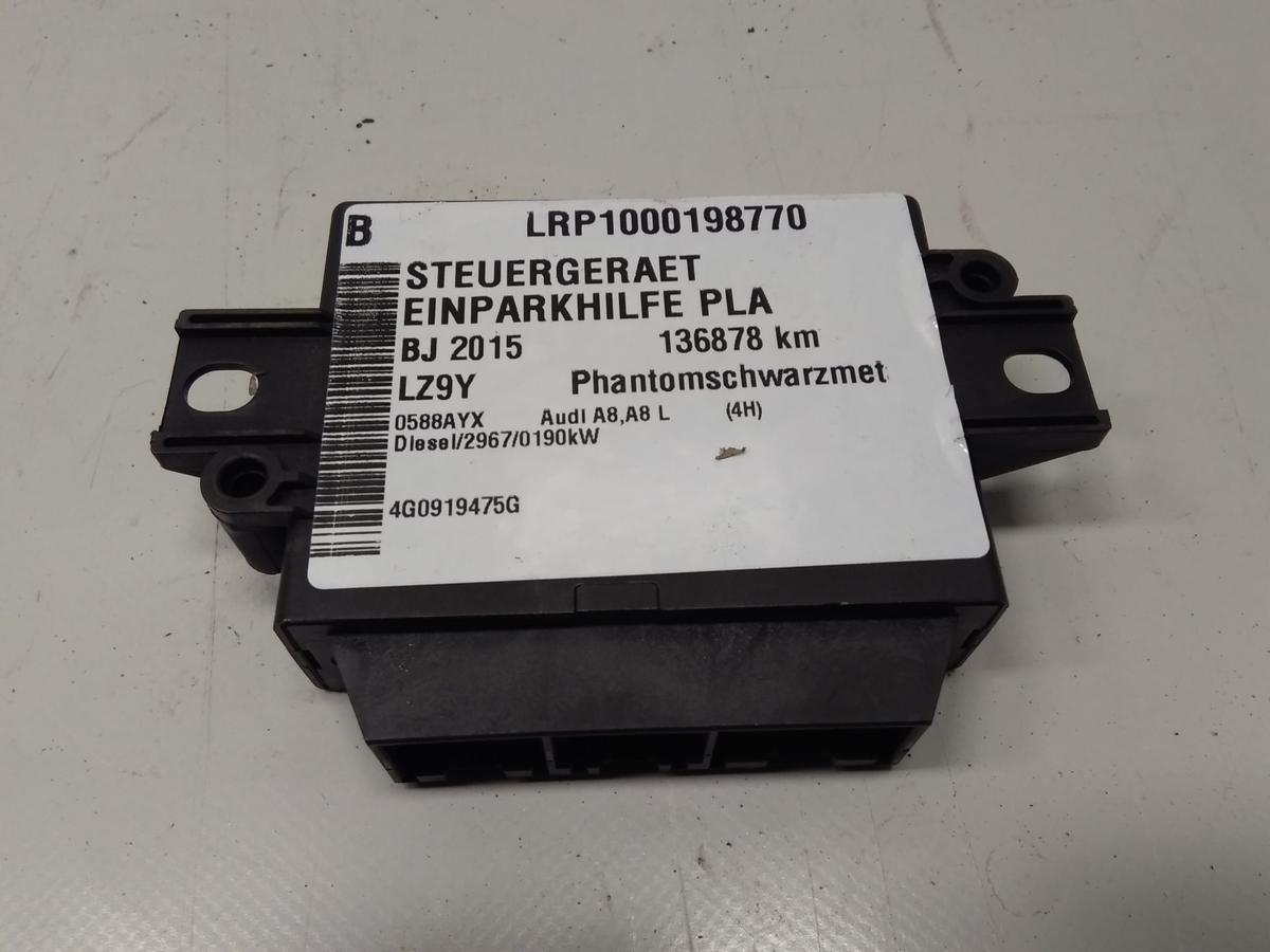 Audi A8 D4 4H original Steuerger&auml;t Einparkhilfe Parktronic 4G0919475G BJ2015