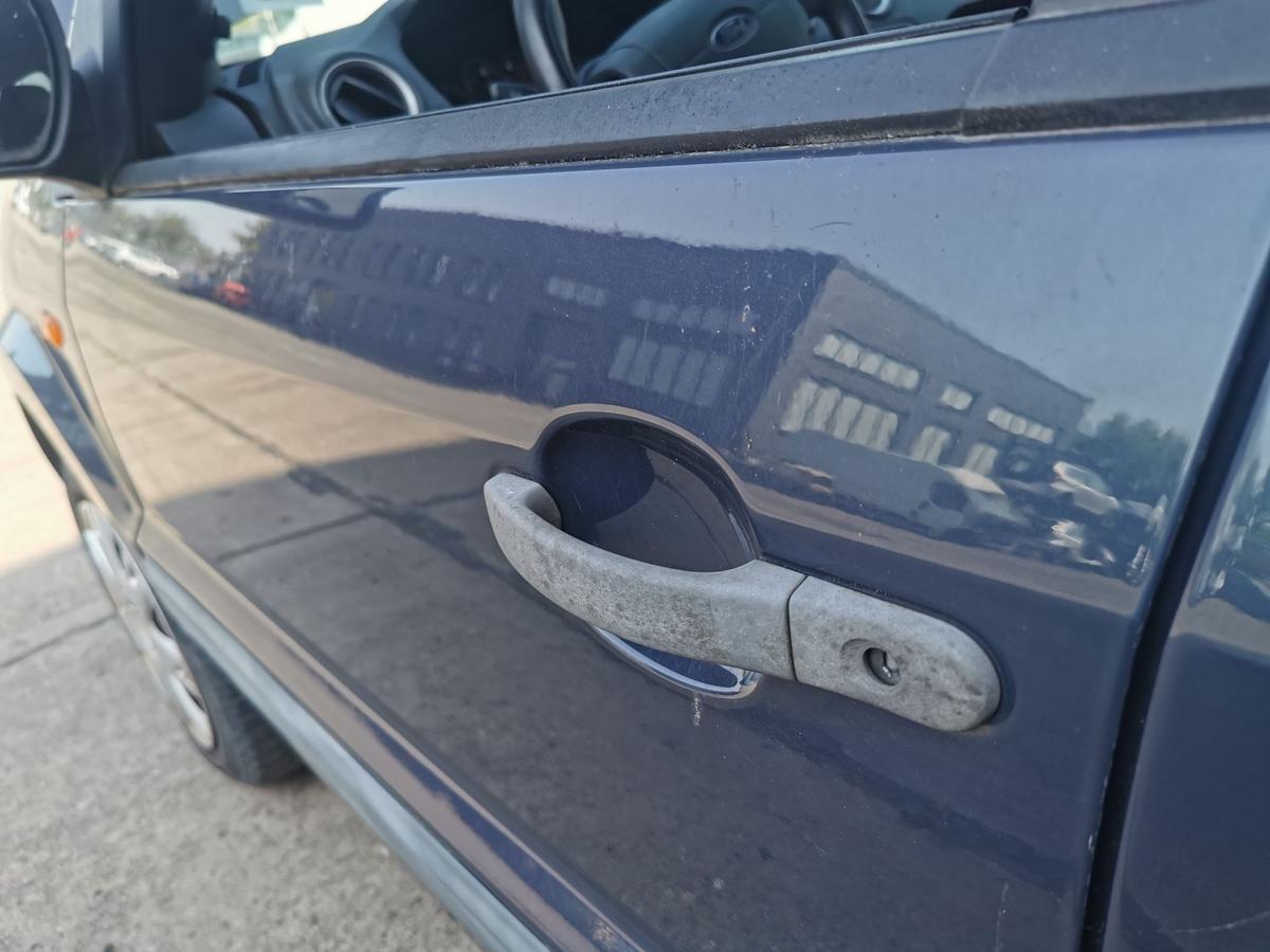 Ford Fusion JU2 Fahrertür Tür Autotür Rohbautür vorn links Midnight Sky Grau Met