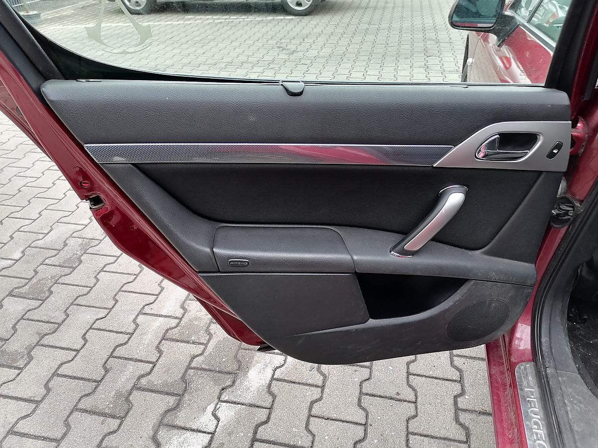 Peugeot 407 Tür hinten links TIEFROT Limousine 06-08