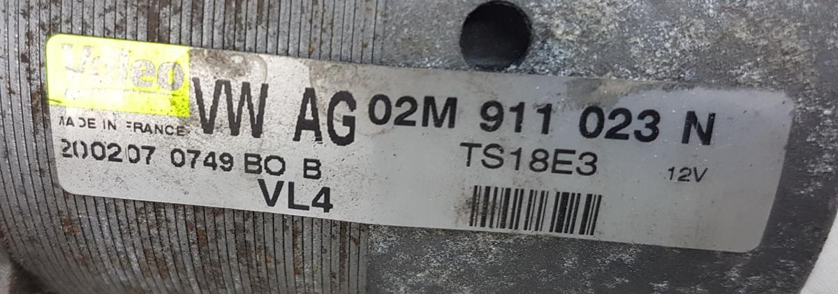 VW Cross Touran 1T Anlasser Starter 02M911023N Bj2007 2,0TDI 103kw