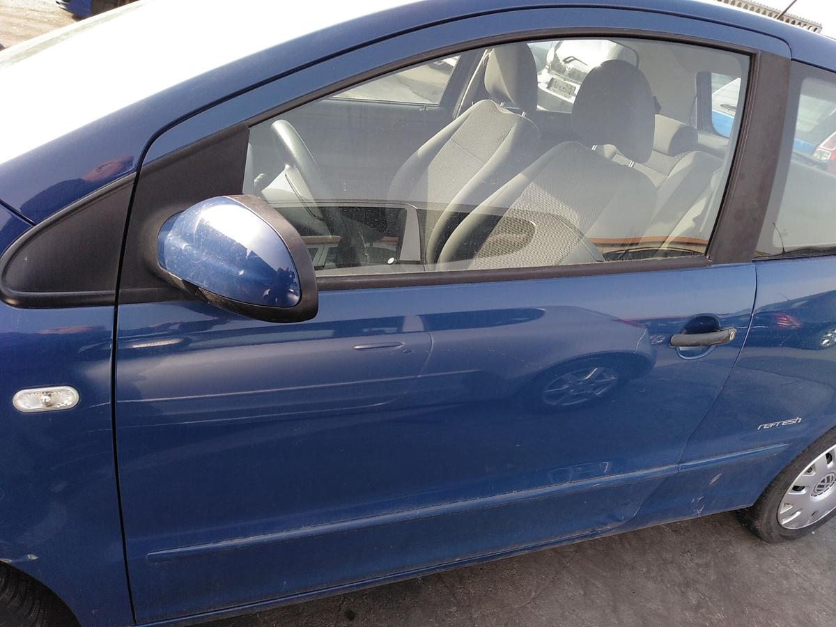 VW Fox 5Z T&uuml;r links Fahrert&uuml;r indienblau LL5M Bj.2009