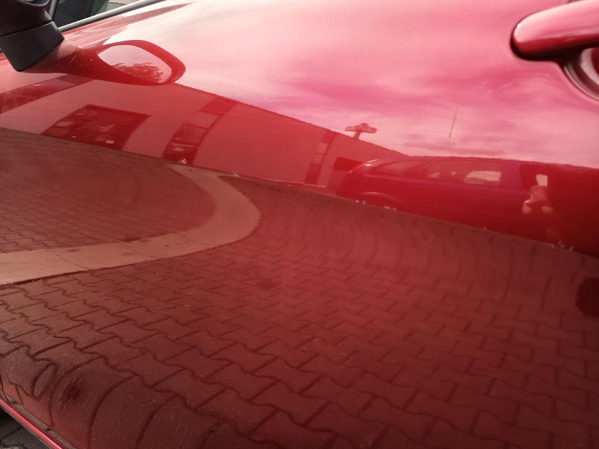 Seat Leon 1P original Tür hinten links LS3X Rojo Rubi Perlado Met. Bj 2005