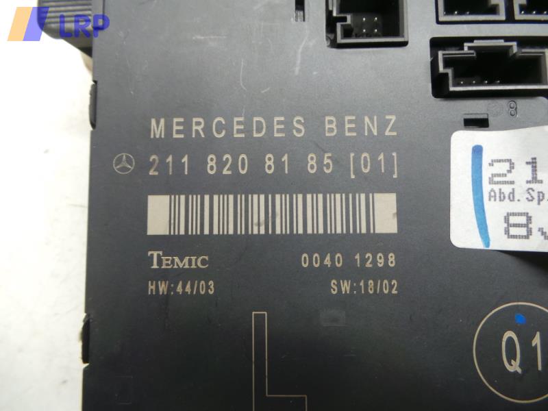 Mercedes Benz S211 Bj.2004 Türsteuergerät vorn links 211820818501 Temic 00401298