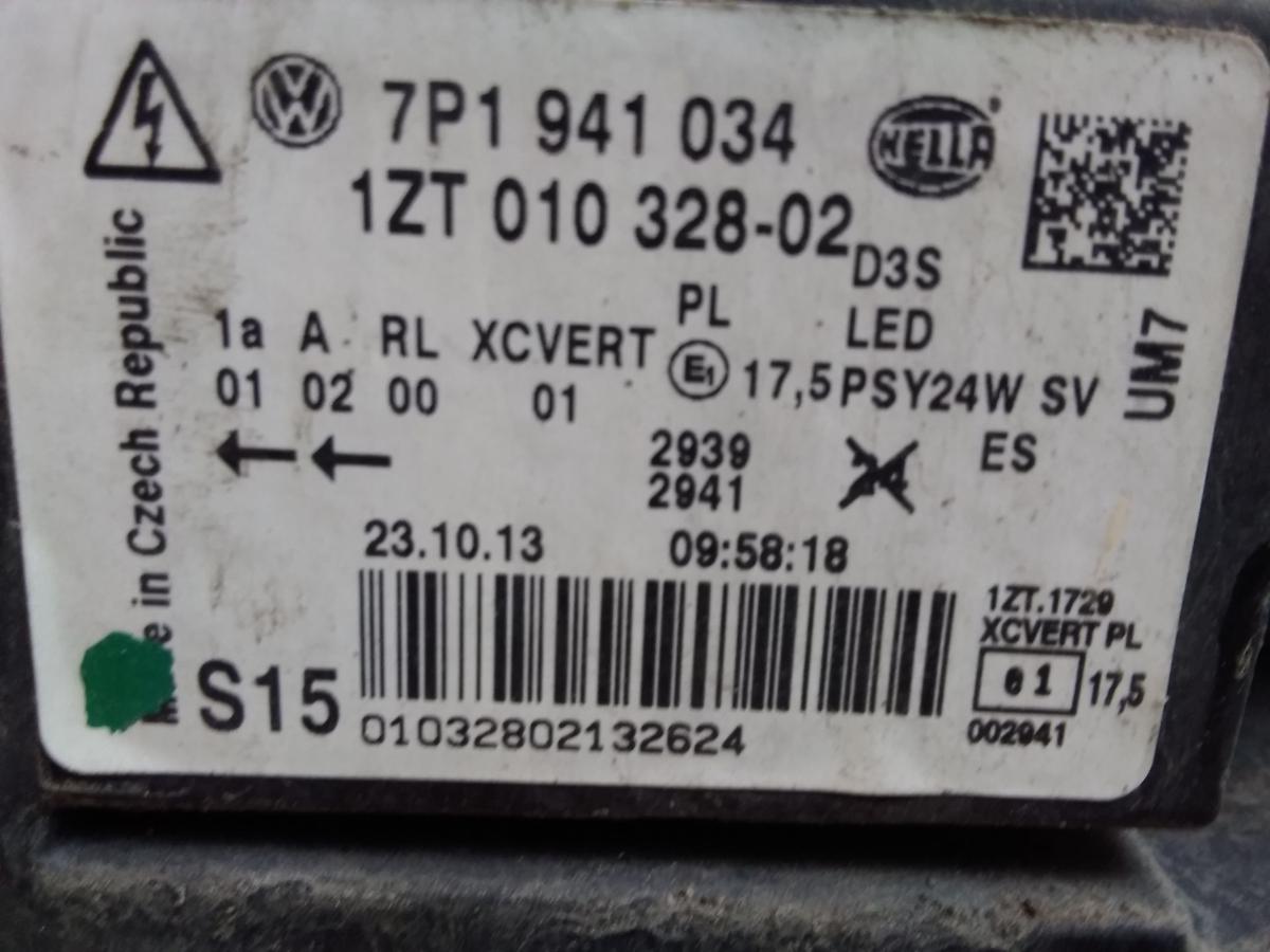 VW Touareg 2 7P original Xenon Scheinwerfer rechts mit LED-Tagfahrlicht BJ2013