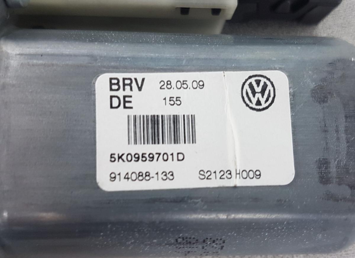 VW Golf VI Fensterhebermotor vorn links 5K0959701D 5K0959793 Bj2009 5 Türig