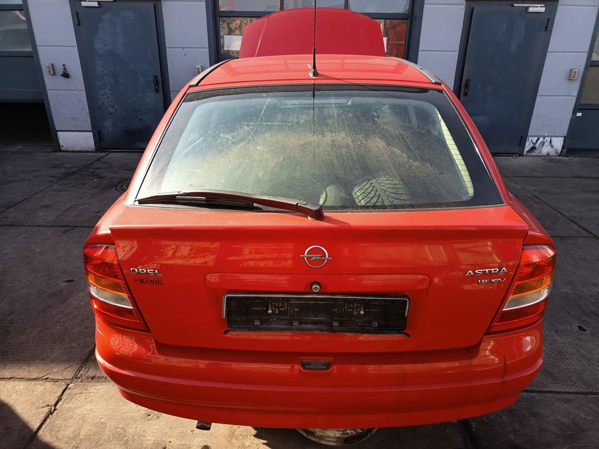 Opel Astra G original Heckklappe mit Scheibe Y547 Magmarot Baujahr 1998