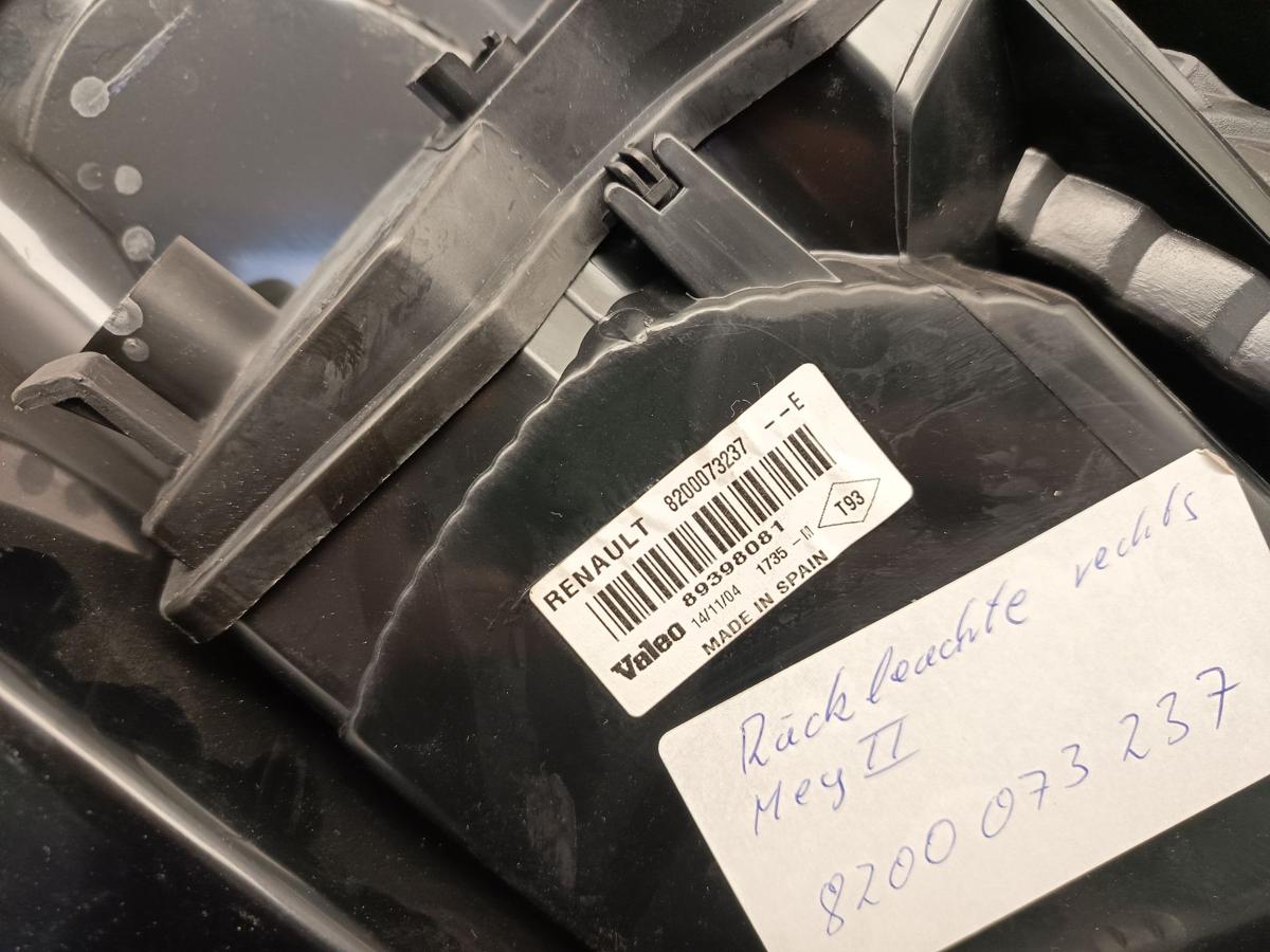 Renault Megane II 2 5trg Limo orig R&uuml;ckleuchte Heckleuchte rechts Bj 04