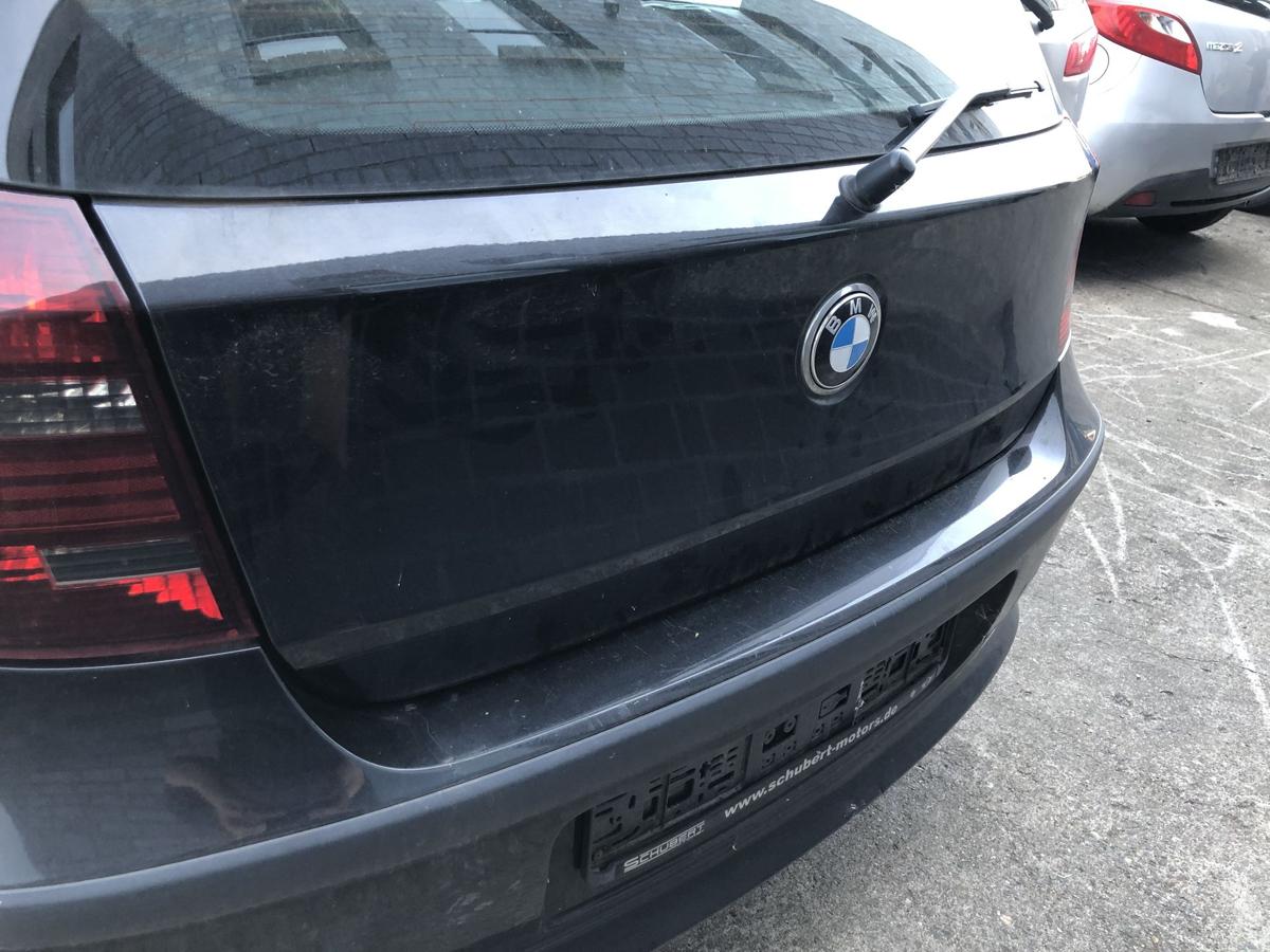 BMW 1er E81 Heckklappe Kofferraumklappe Heckdeckel 475 Saphirschwarz Rohbau