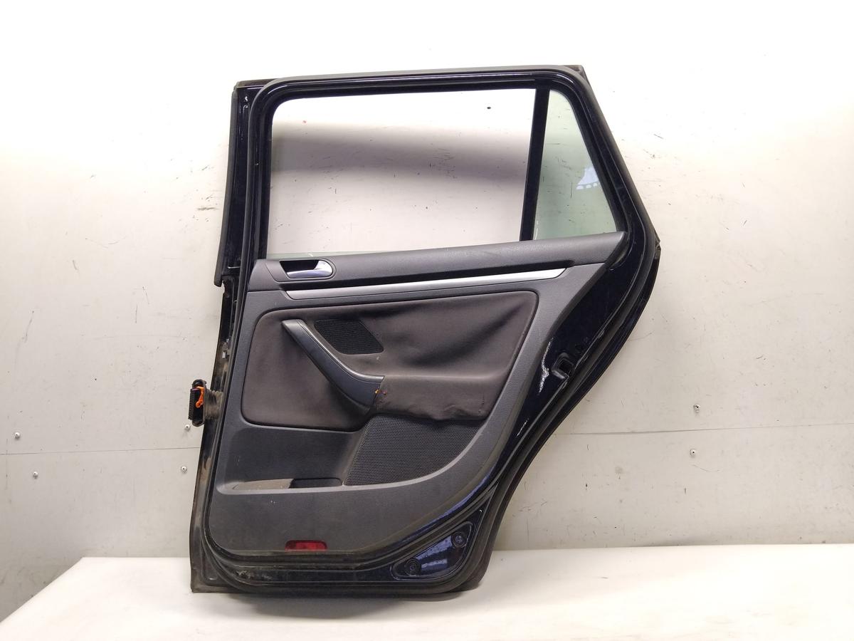 VW Golf 6 Variant Golf 5 Variant Tür hinten rechts LC9X Deep Black BJ2009