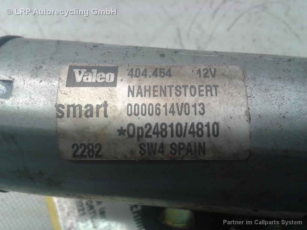 Smart Fortwo original Heckwischermotor 0000614V013 404454 VALEO BJ2002