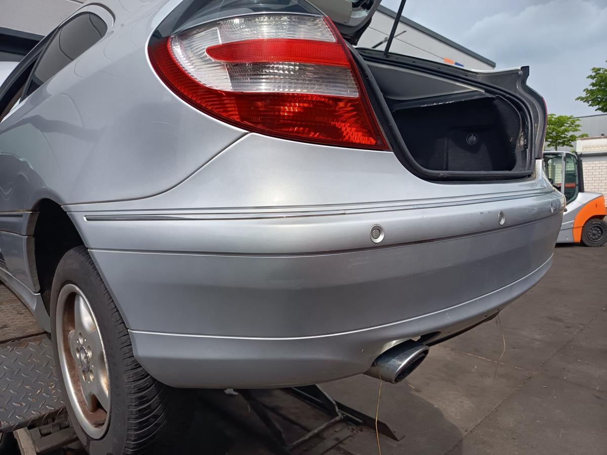 Mercedes CL203 original Sto&szlig;stange F&auml;nger hinten Heck 775 Iridiumsilber Bj 2006