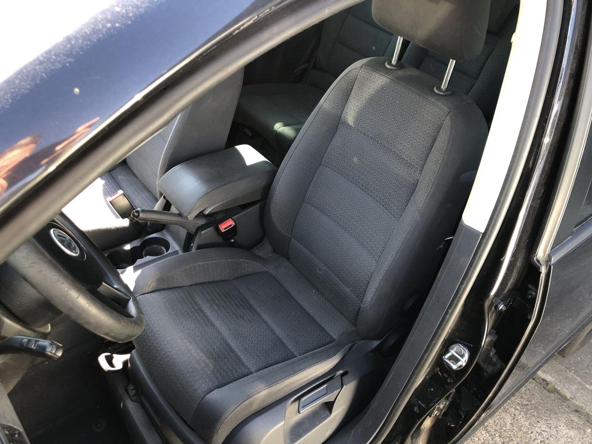 VW Touran 1T 1T1 Sitz vorn links Fahrersitz Stoff mit Heizung Sitzkonsole