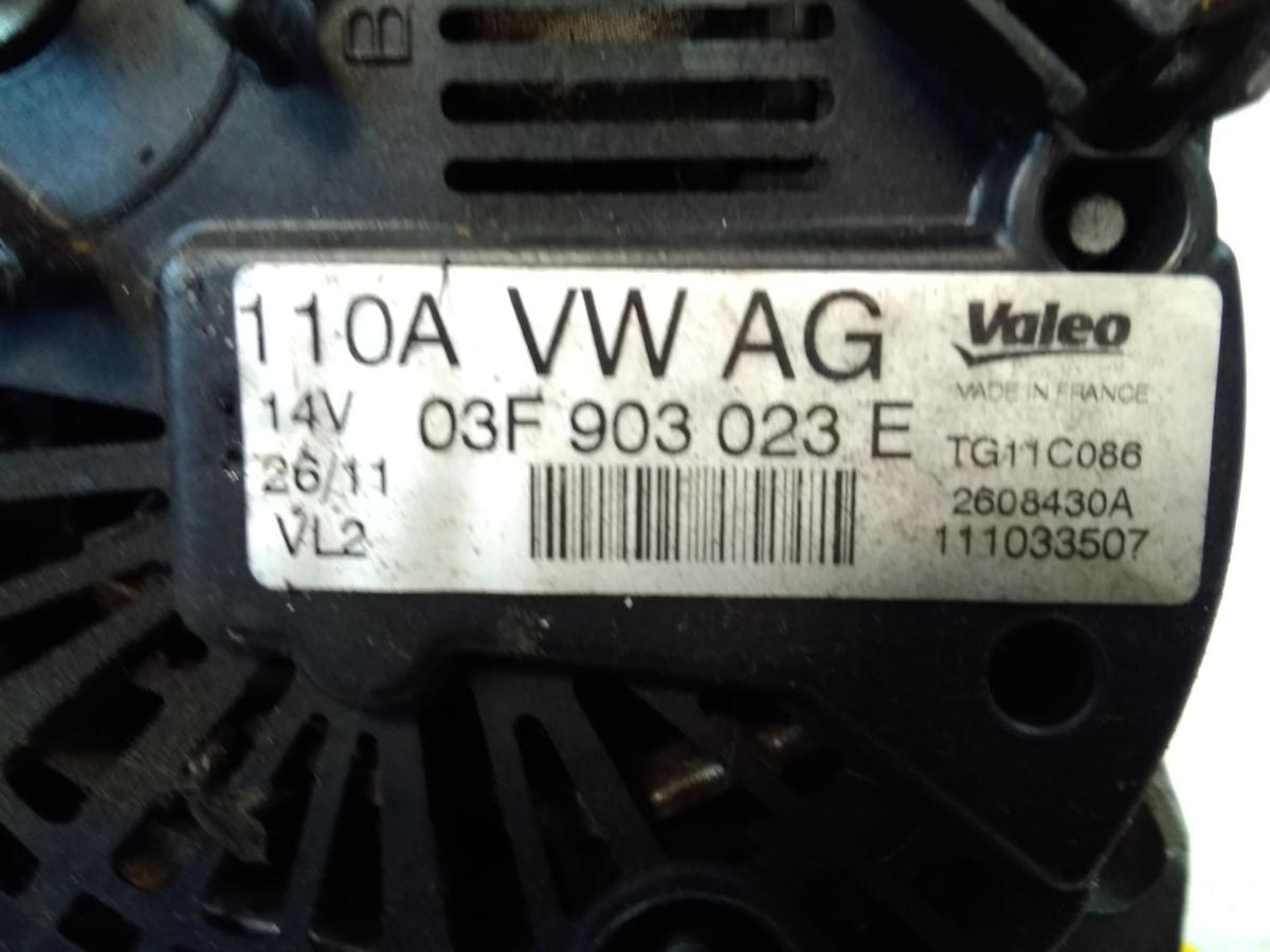 Skoda Fabia 2 5J orig Lichtmaschine Generator 110A 1.2TSI 63kw BJ2011 03F903023E
