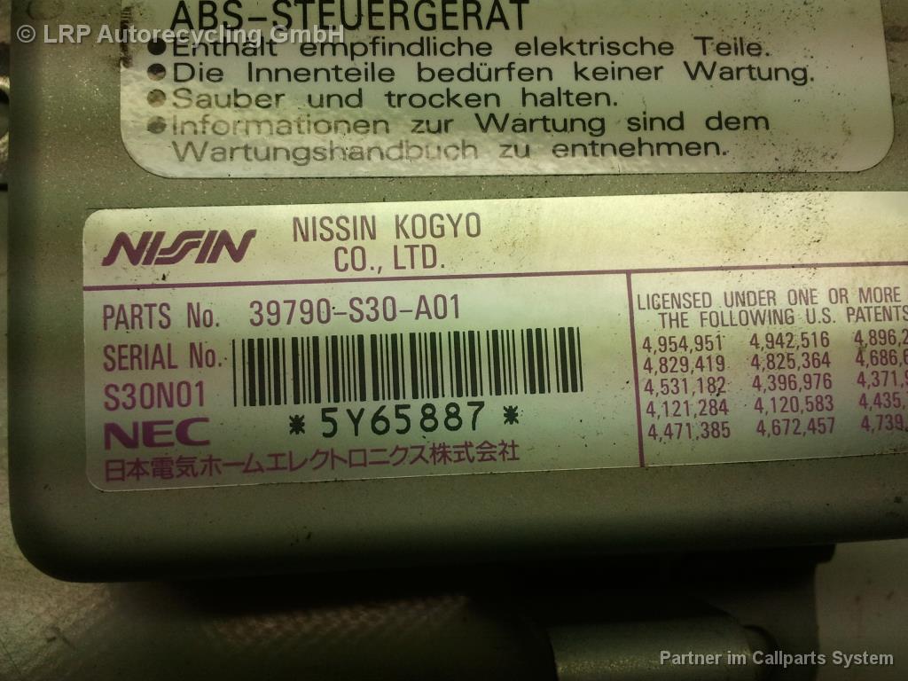 Honda Prelude BB9 BJ1999 Steuergerät ABS 39790S30A01 NEC