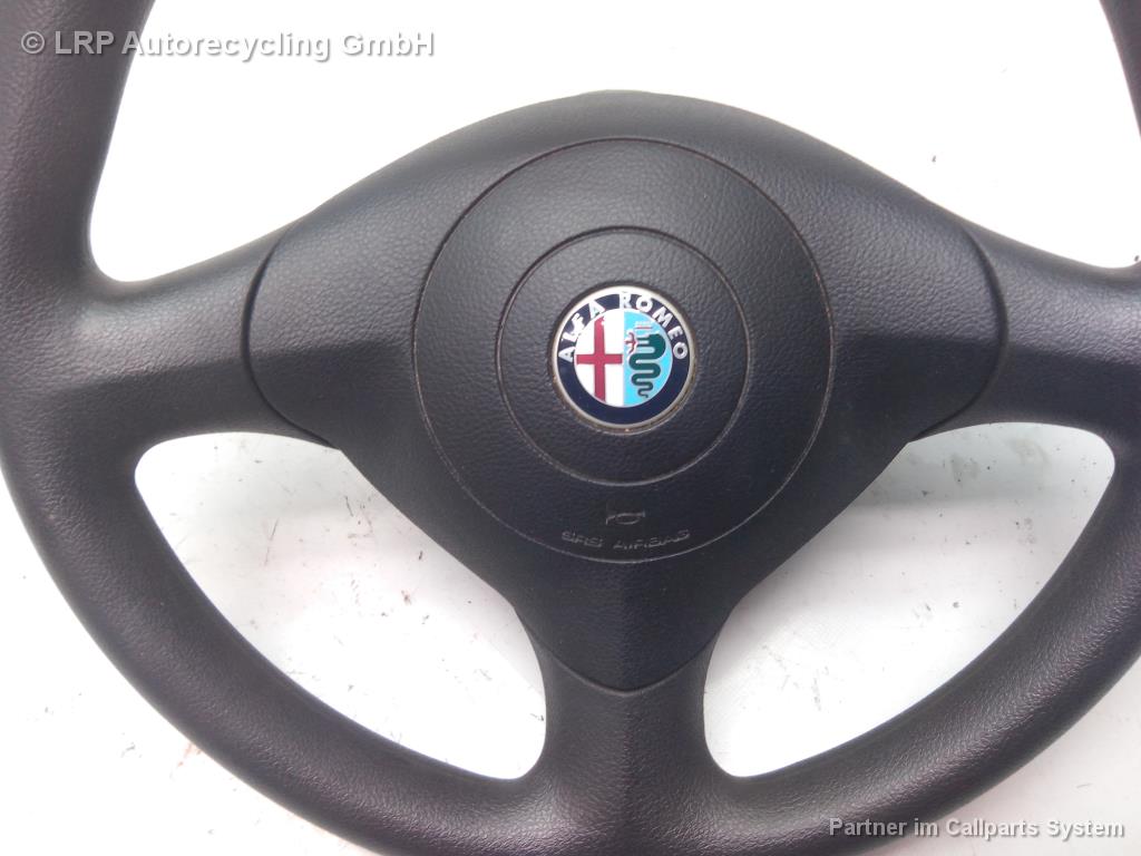 Alfa Romeo 147 Lenkrad 3 Speichen Plastik dunkelgrau BJ2006